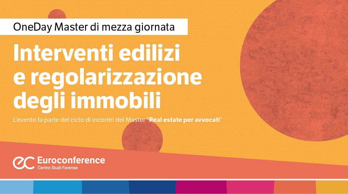 Immagine Interventi edilizi e regolarizzazione degli immobili | Euroconference